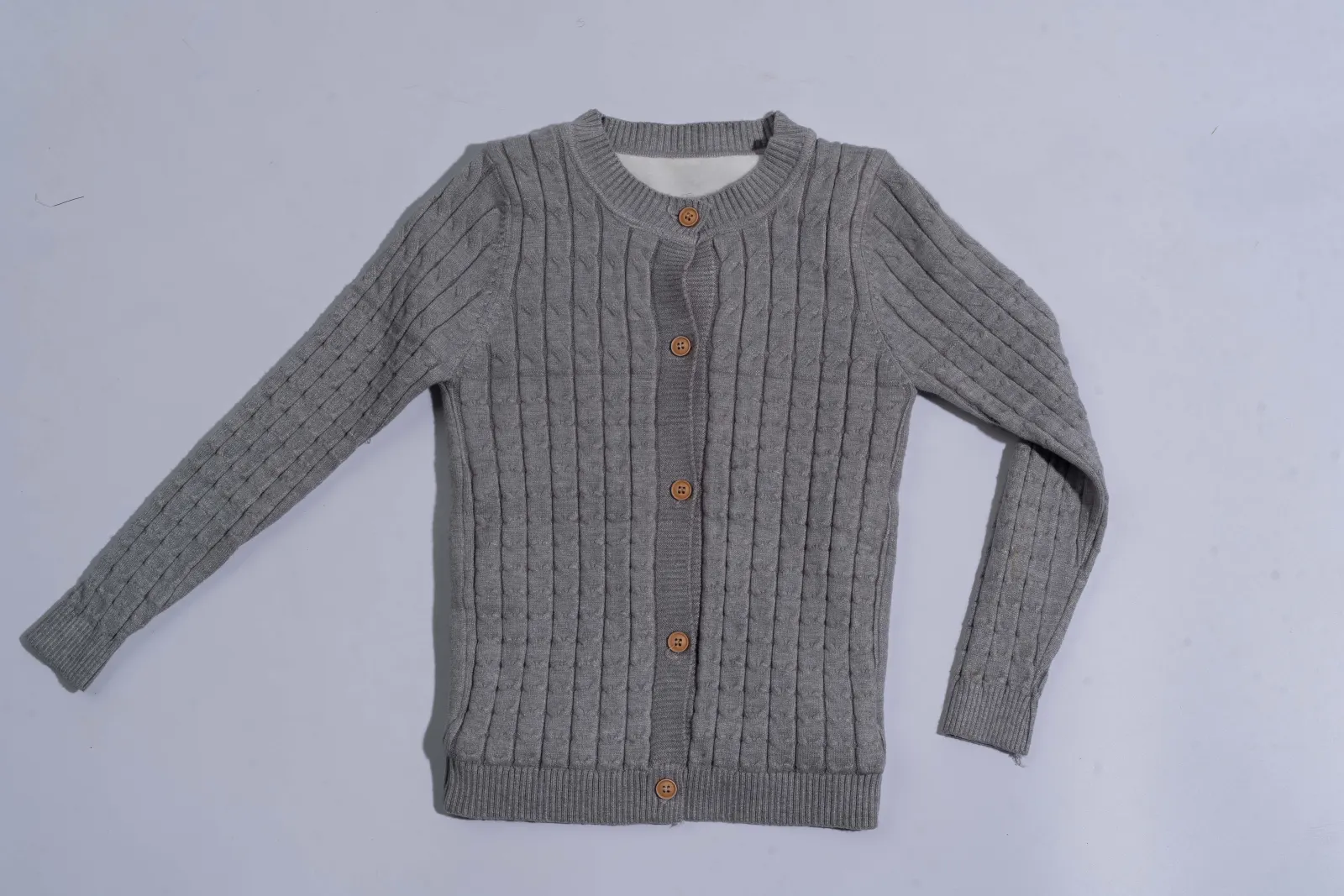 Knitted Sweater Button Sweater M5636