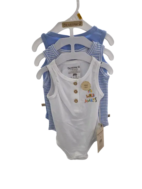 Bear Paw Sleeveless Bodysuit (Boys)