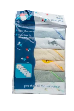 Bebe Favour 6Pc Washcloth