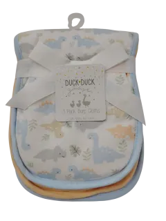 Duck Duck Goose 3Pc Burp Cloths