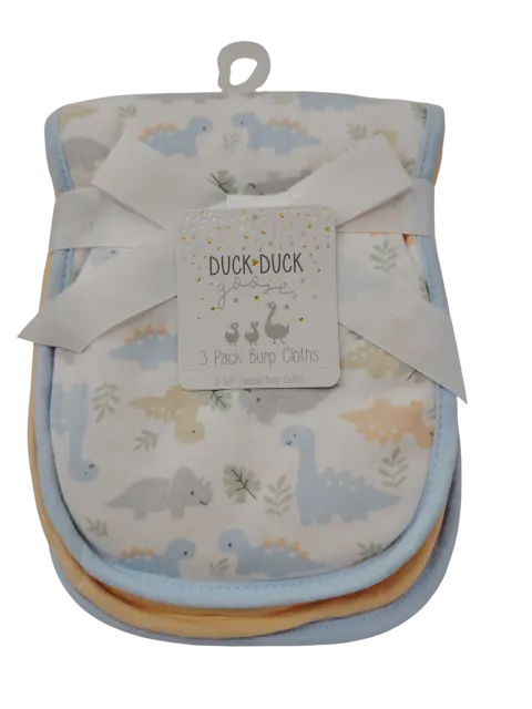 Duck Duck Goose 3Pc Burp Cloths