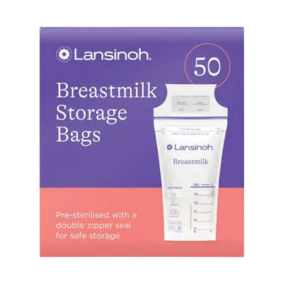 Lansinoh Storage Bags 50'S