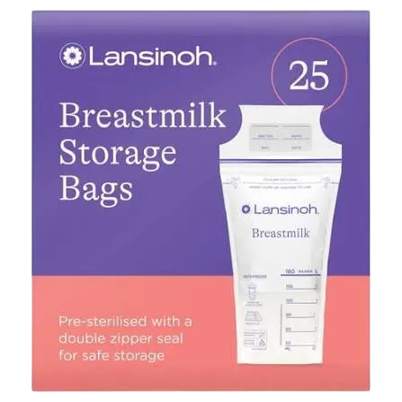 Lansinoh Storage Bags  25'S