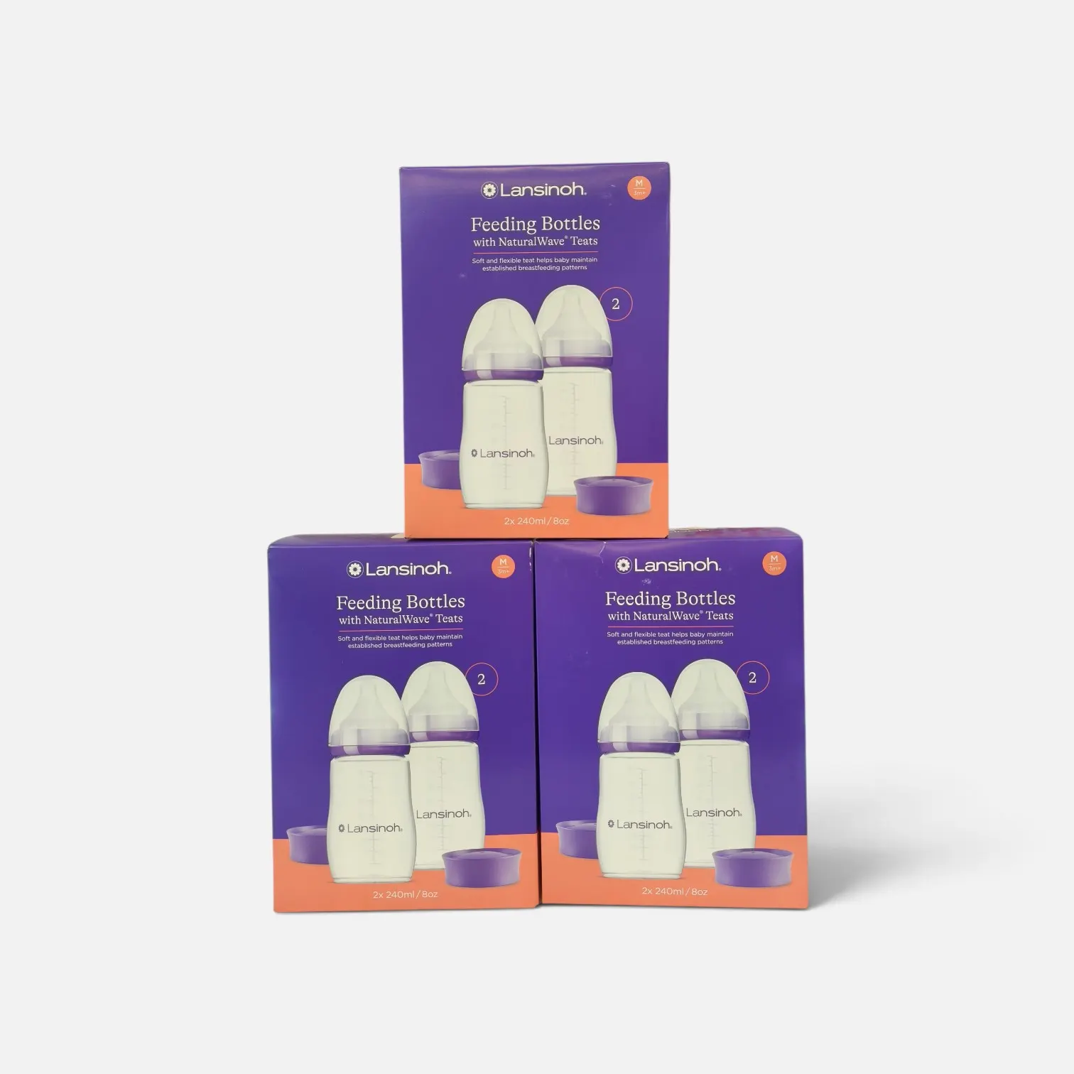 Lansinoh Feeding Bottle 2*240Ml