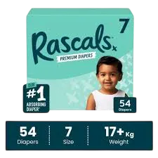 Rascals Jumbo Box Size 7 - 54Pcs