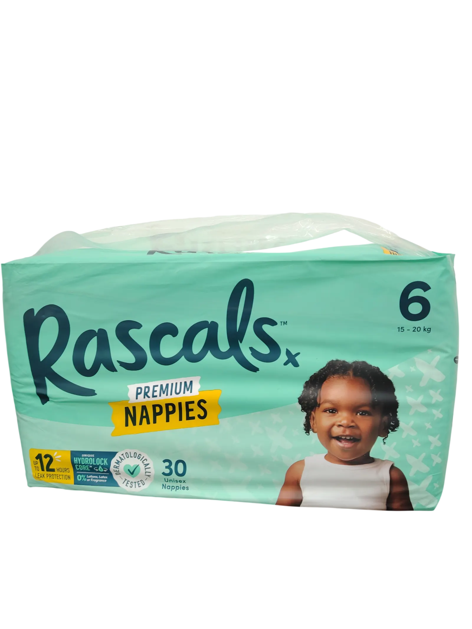 Rascals Jumbo Diapers Size 6 - 30Pc
