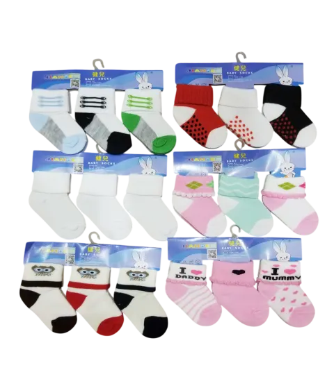 Normal Socks 3Pc