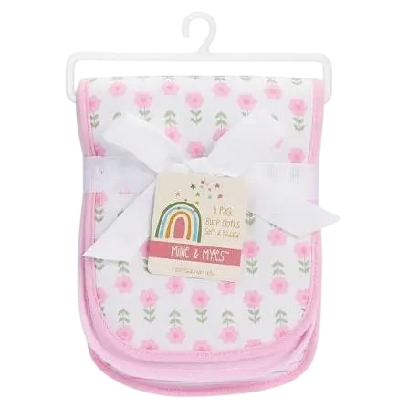 3Pc Burp Cloths