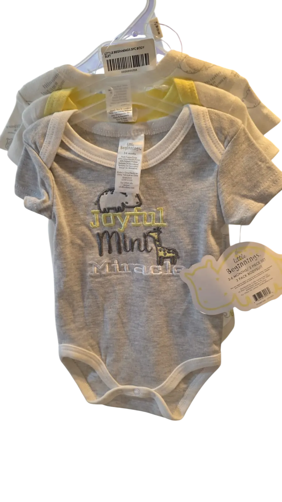 Little Beginnings 3Pc Body Suit