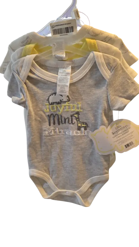 Little Beginnings 3Pc Body Suit