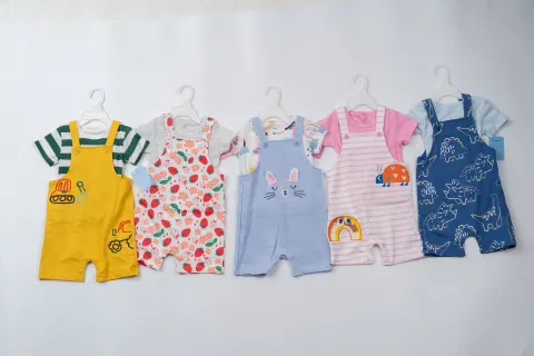 Tedmimak 2Pc Dangaree Short