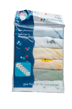 Washcloth 6Pc