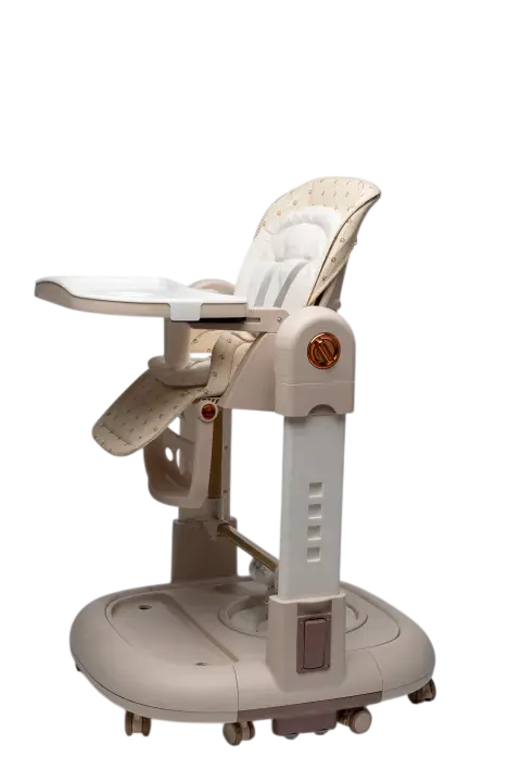 Feeding Chair 3 In 1 With Walker 015 Khaki