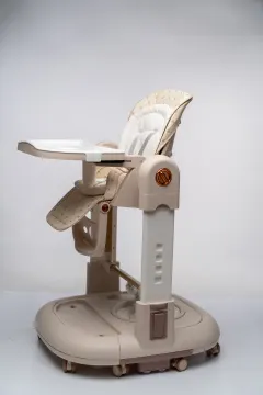 Feeding Chair 3 In 1 With Walker 015 Khaki – image 3