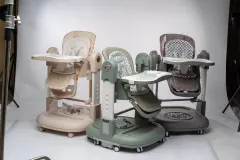 Feeding Chair 3 In 1 With Walker 015 Khaki – image 4