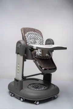 Feeding Chair 3 In 1 With Walker 015 Grey – image 2