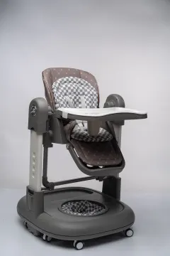 Feeding Chair 3 In 1 With Walker 015 Grey – image 3