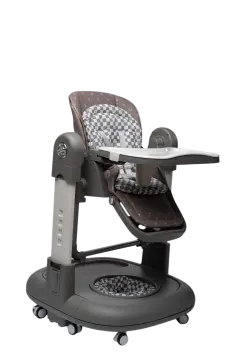 Feeding Chair 3 In 1 With Walker 015 Grey