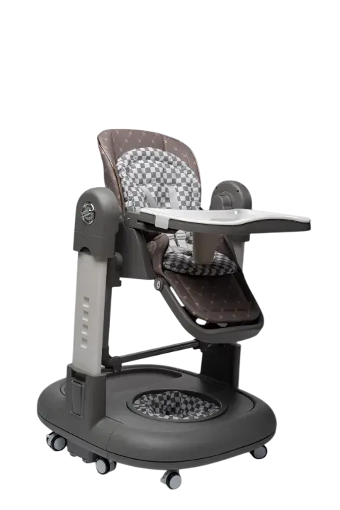 Feeding Chair 3 In 1 With Walker 015 Grey