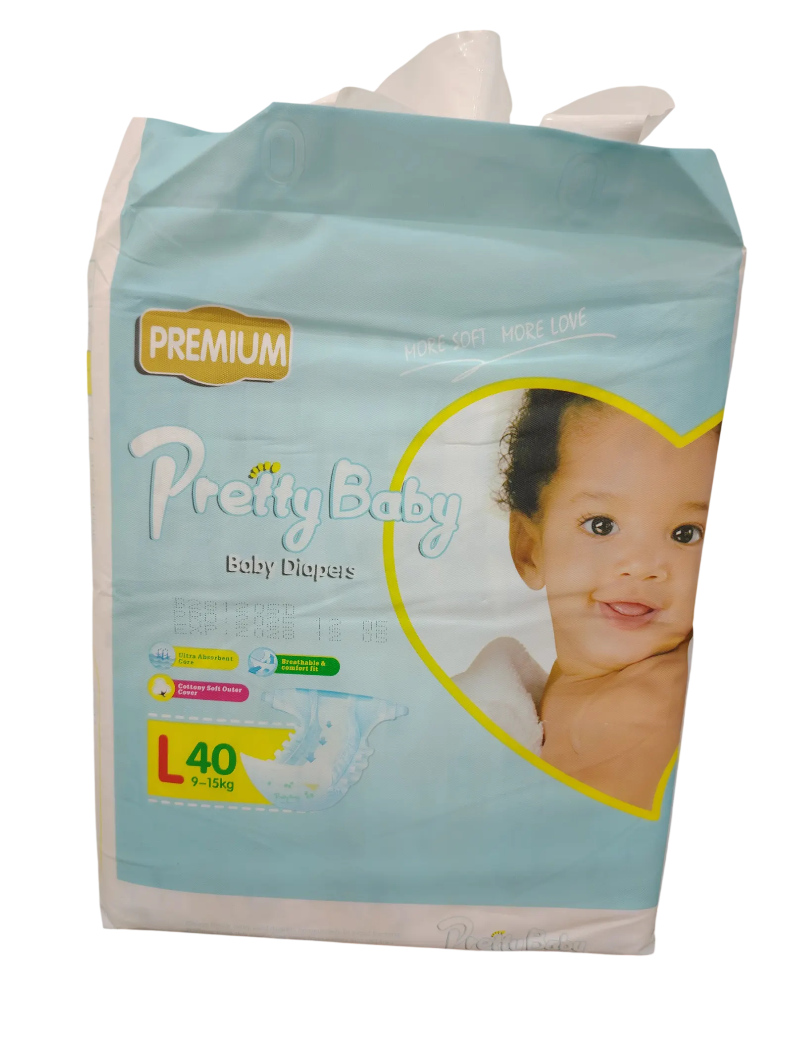 Pretty Baby Premium Diapers L